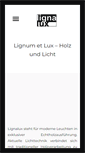 Mobile Screenshot of lignalux.com